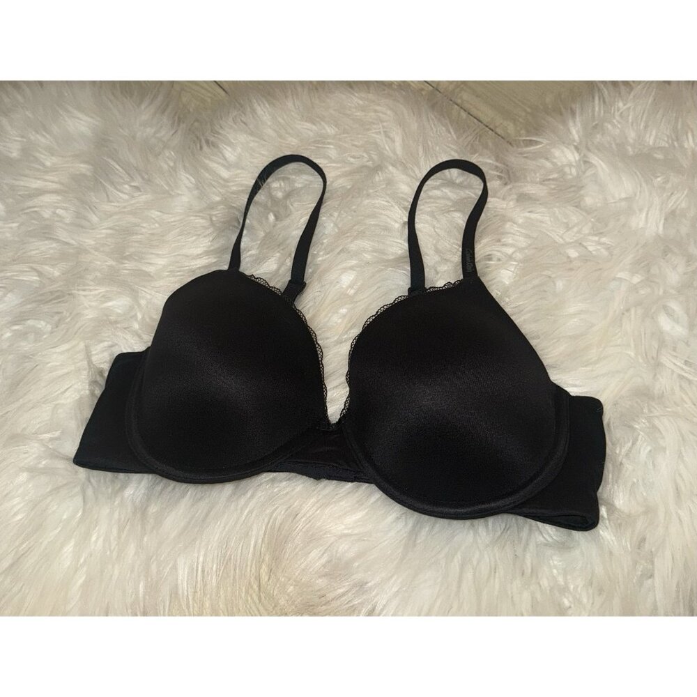 Calvin Klein QF1714 Everyday Lightly Lined Full Coverage Bra UW Womens 34B Black